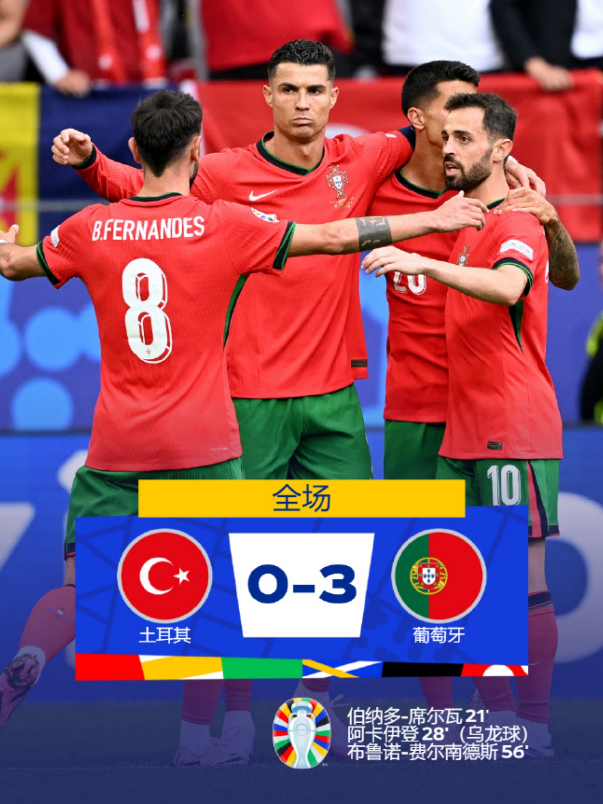 奥地利队碾压葡萄牙队，林高远带队取胜