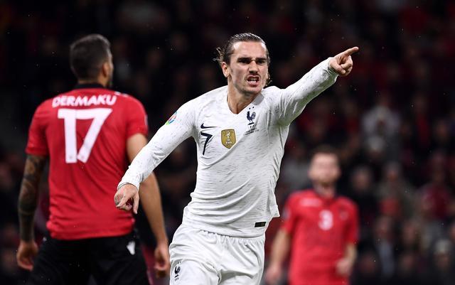 法国队客场大胜阿尔巴尼亚，取得连胜